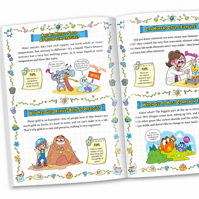 The Wacky Chemistry Lab Helps Kids Finally Understand Chemistry Through Fun Comics