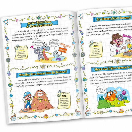 The Wacky Chemistry Lab Helps Kids Finally Understand Chemistry Through Fun Comics