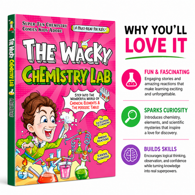 The Wacky Chemistry Lab Helps Kids Finally Understand Chemistry Through Fun Comics