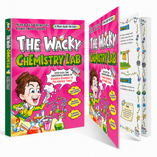 The Wacky Chemistry Lab Helps Kids Finally Understand Chemistry Through Fun Comics